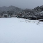 あかね農場雪化粧